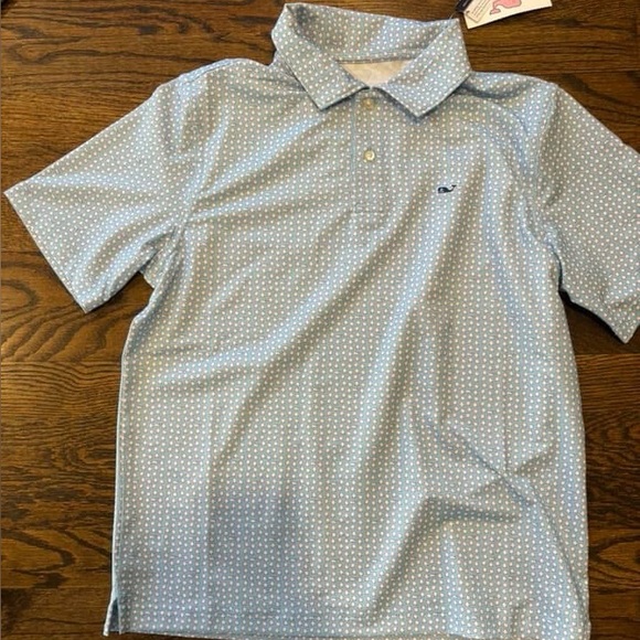 Vineyard Vines Blue size 16/L performance polo - Picture 1 of 2